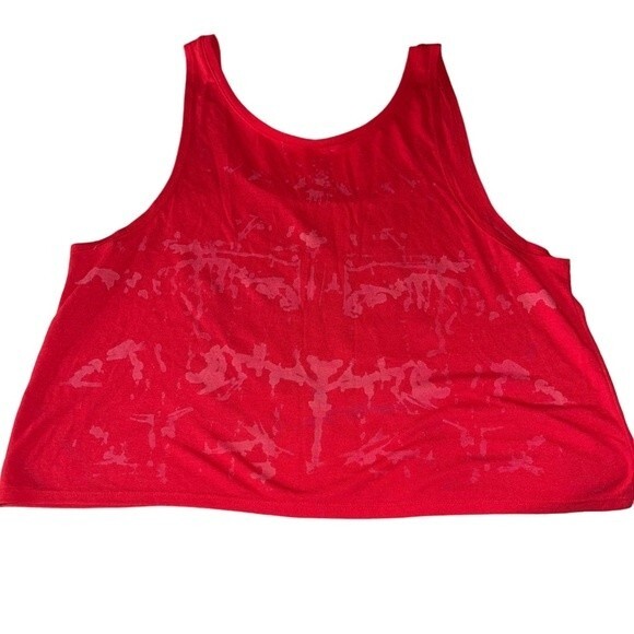 Red Stop Stalking Me Tank Top Medium Shirt casual cute city graphic sexy‎ - Picture 2 of 4